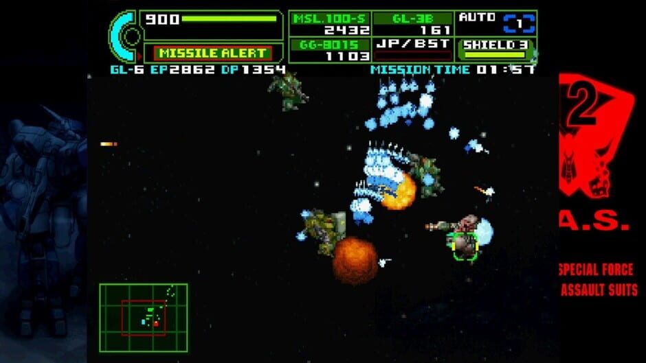 Assault Suit Leynos 2: Saturn Tribute Screenshot