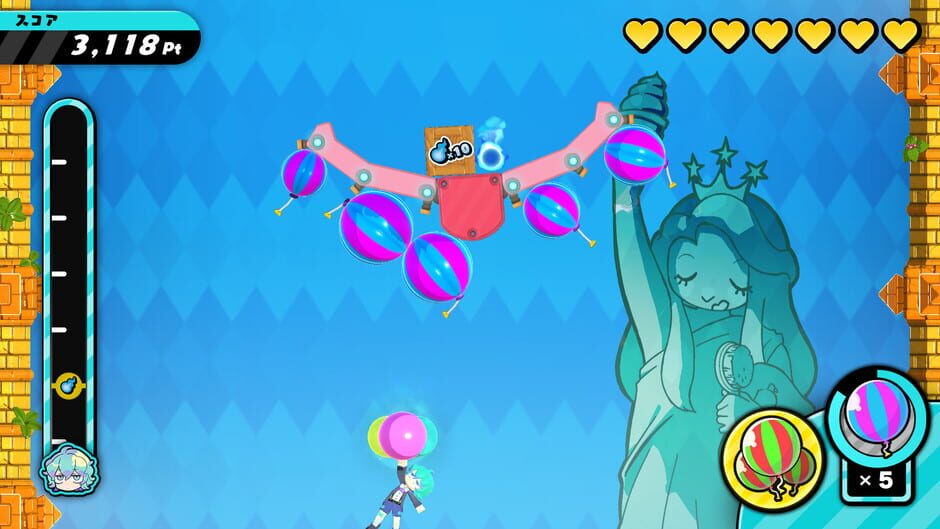 Octo's Balloon Challenge Screenshot