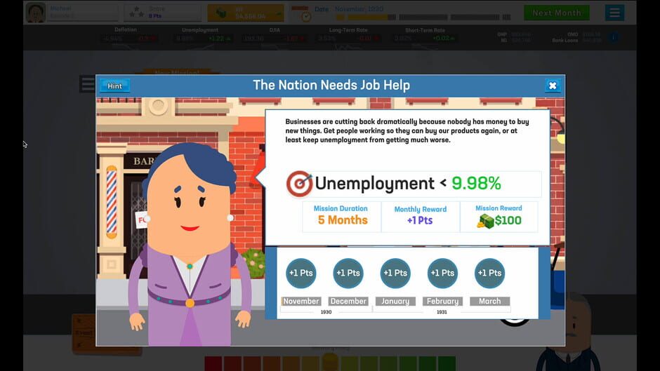 Beat the Fed Screenshot