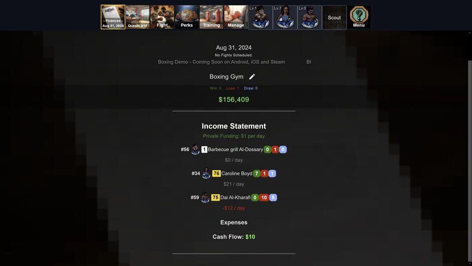 Turn Based Boxing Screenshot