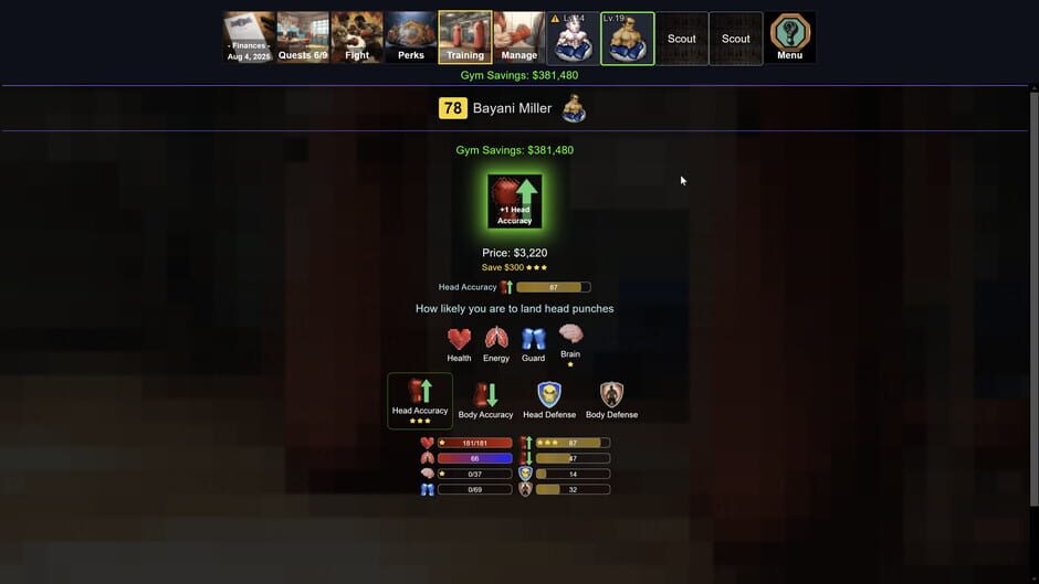 Turn Based Boxing Screenshot