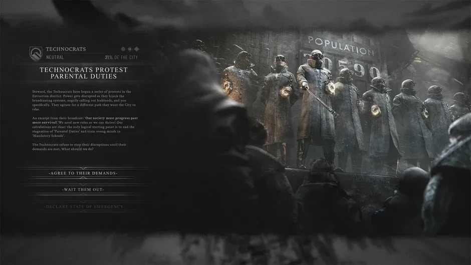Frostpunk 2, captura de tela 2