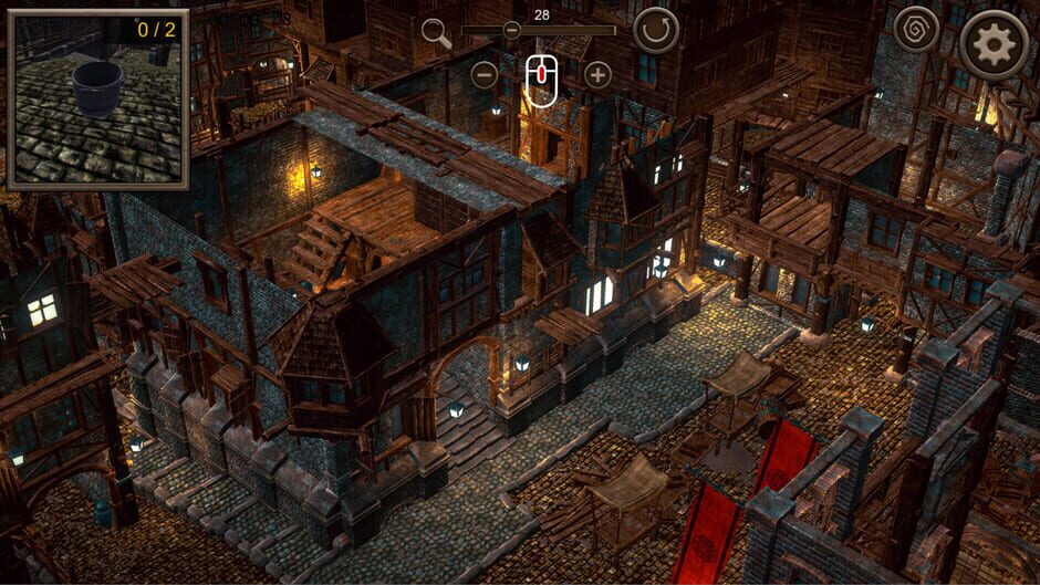 Hidden Haunted Town Top-Down 3D Screenshot