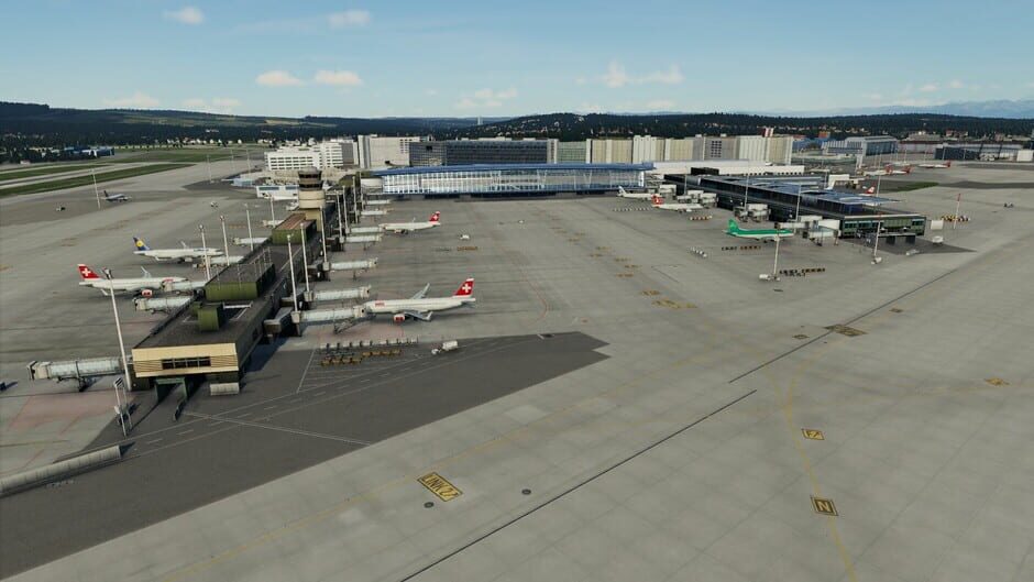 X-Plane 12: Aerosoft - Airport Zurich V2.0 Screenshot