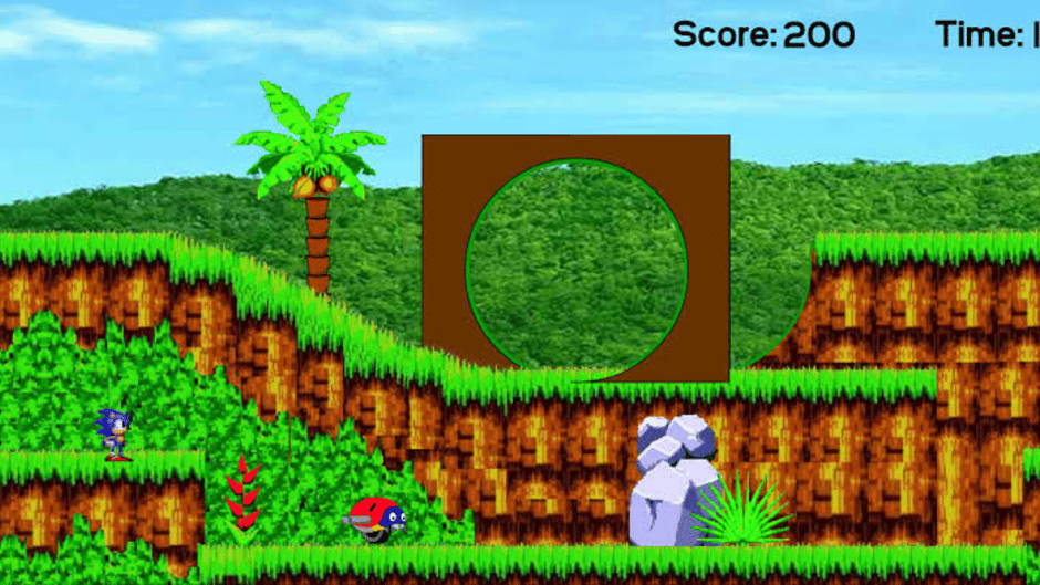 Sonic on Angel Island Screenshot