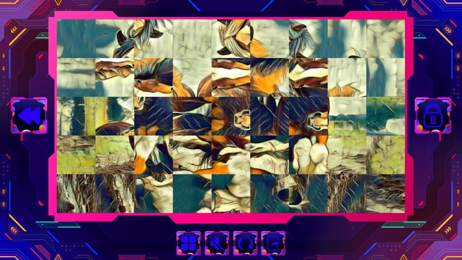 Twizzle Puzzle: Horses Screenshot