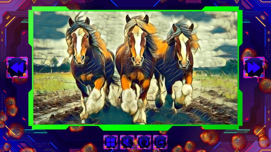 Twizzle Puzzle: Horses Screenshot