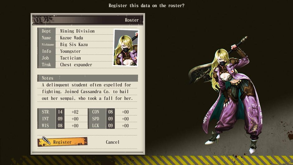 สกรีนช็อตจาก Undernauts: Labyrinth of Yomi & Mon-Yu (รูปที่ 6)