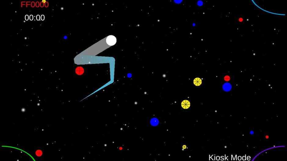 Space Trail Fireworks Screenshot