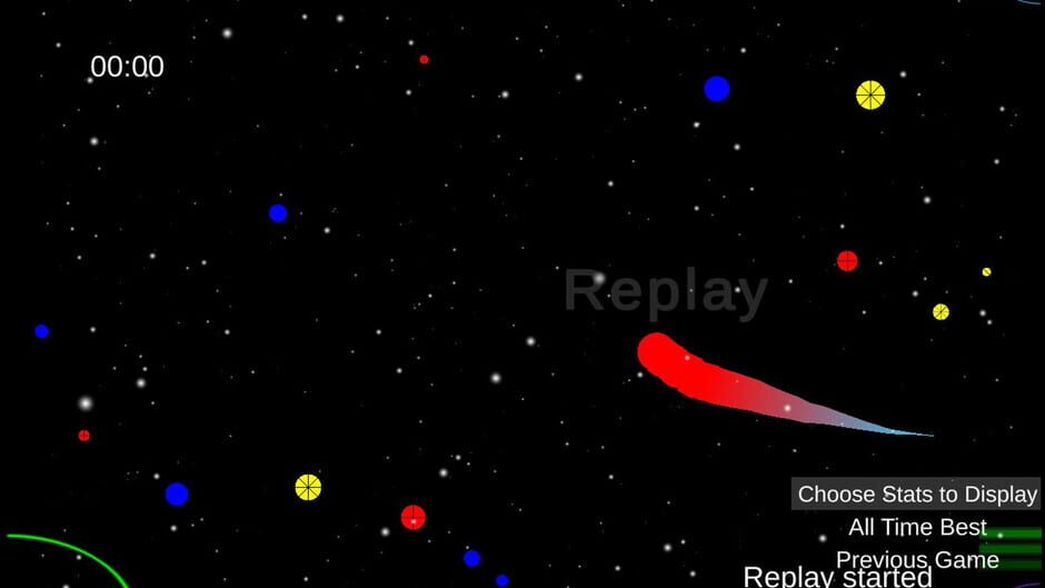 Space Trail Fireworks Screenshot