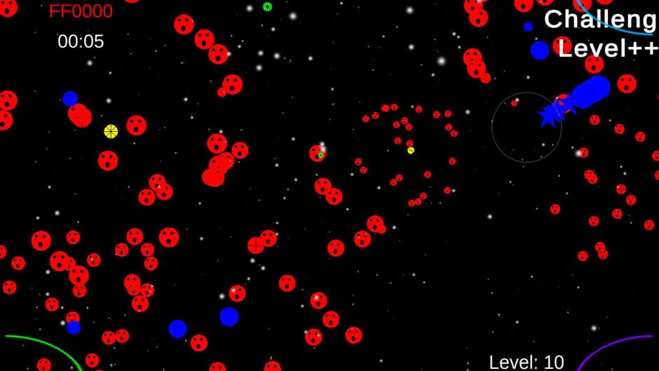 Space Trail Fireworks Screenshot