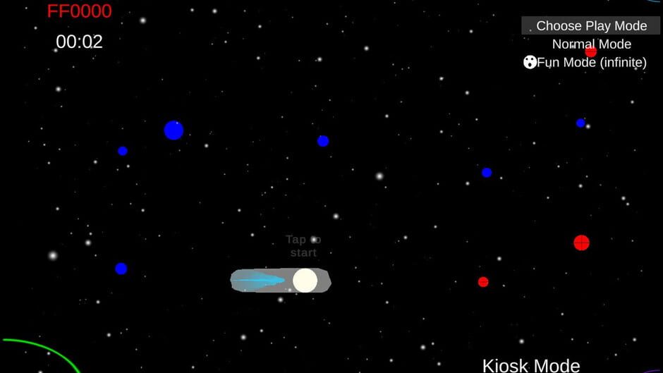 Space Trail Fireworks Screenshot