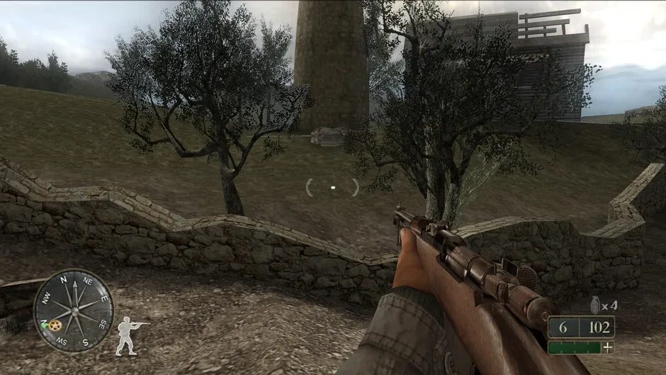 Call of Duty 2: Big Red One, captura de tela 1
