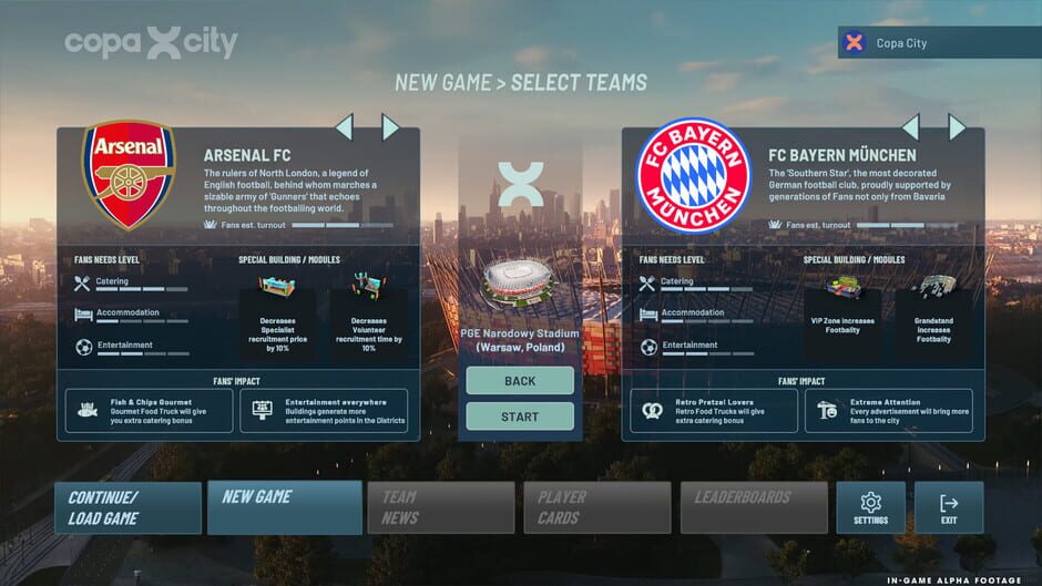 Screenshot Copa City