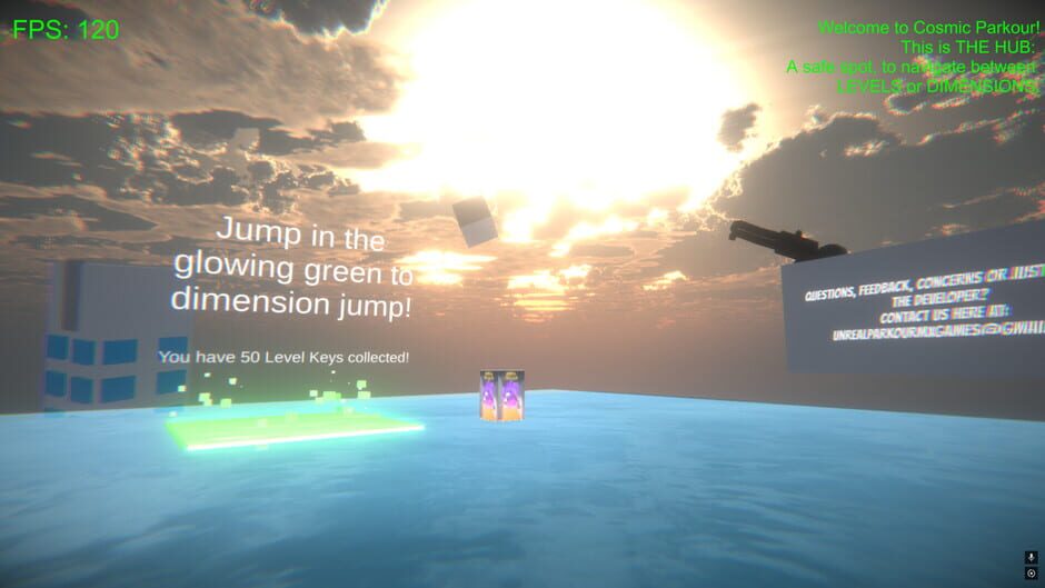 Cosmic Parkour: Infinite Journey Screenshot