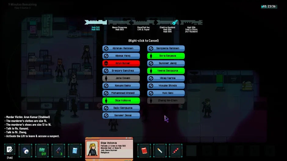 Кадър от Cyberpunk Inquisitor