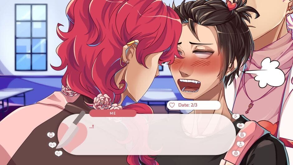 Screenshots Stuck in a Yandere Visual Novel... HELP!!