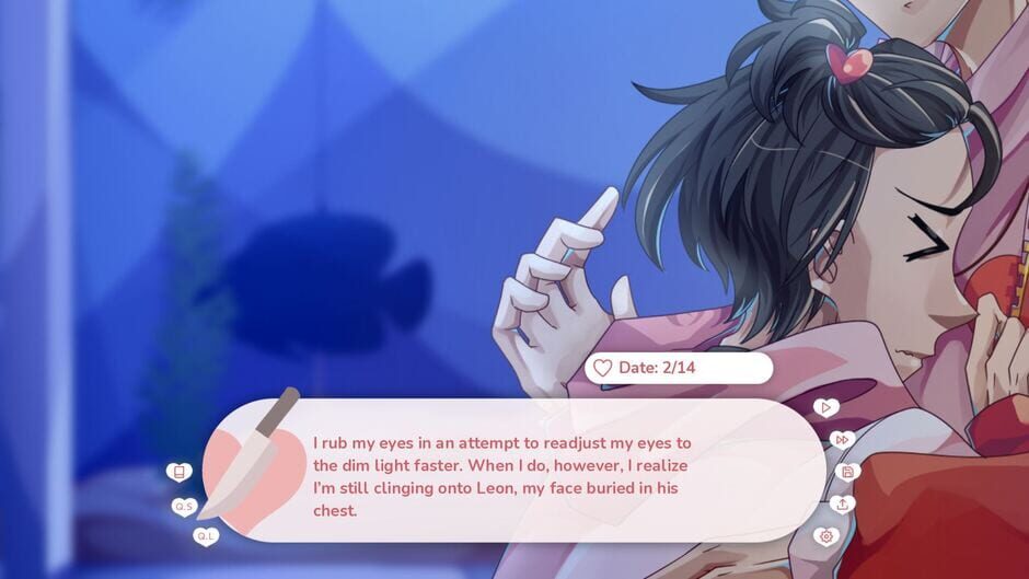 Screenshots Stuck in a Yandere Visual Novel... HELP!!