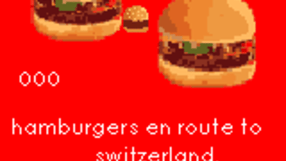 Hamburgers En Route to Switzerland Screenshot