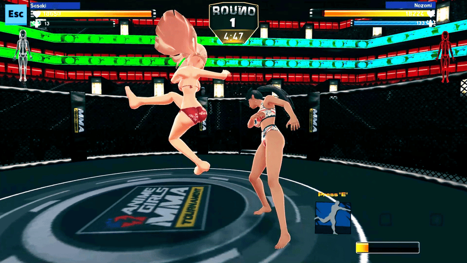 Anime Girls: MMA Tournament Screenshot