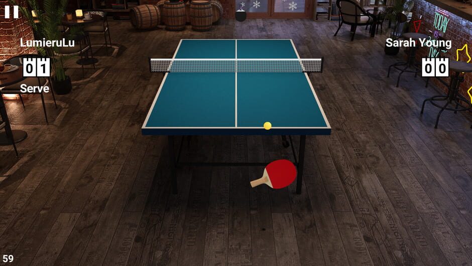 Virtual Table Tennis screenshot