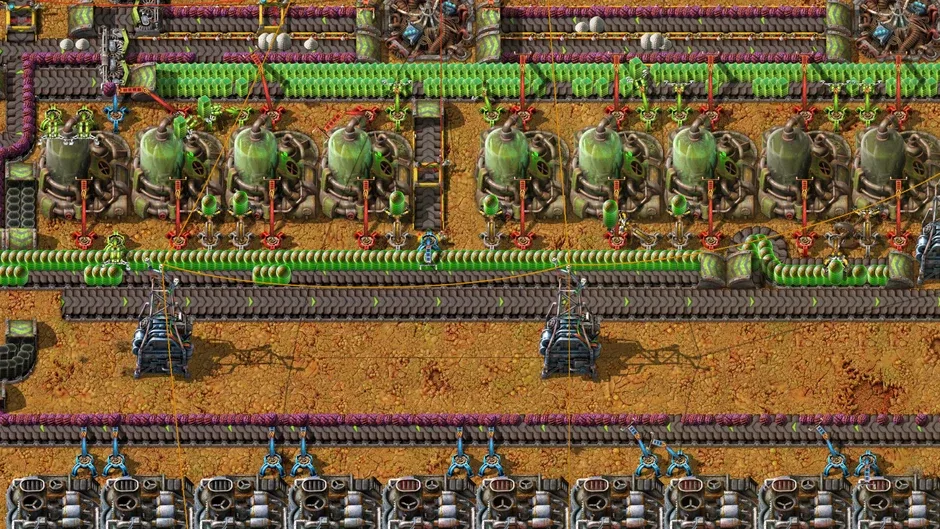 Кадър от Factorio: Space Age