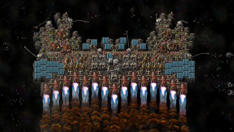 Кадър от Factorio: Space Age