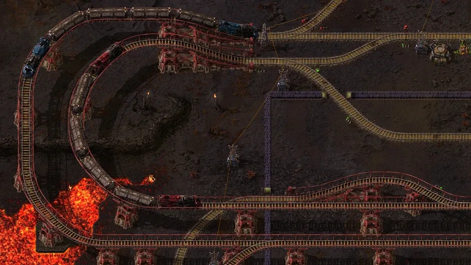 Кадър от Factorio: Space Age