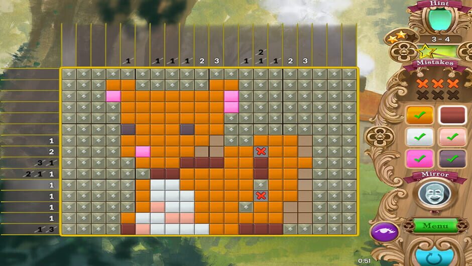 Fables Mosaic: Little Red Riding Hood Screenshot