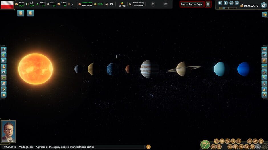Realpolitiks 3: Earth and Beyond Screenshot