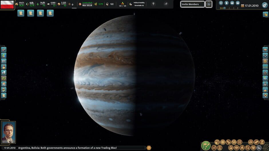 Realpolitiks 3: Earth and Beyond Screenshot