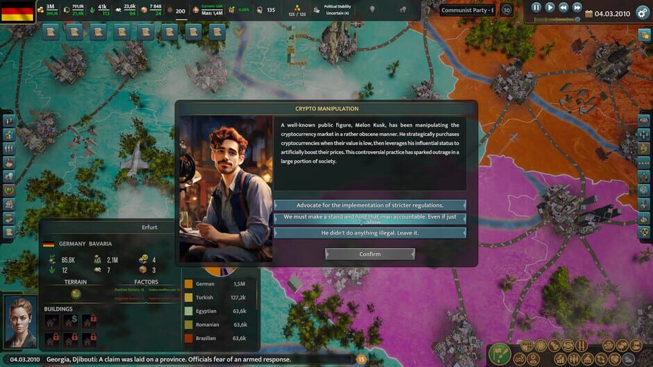 Realpolitiks 3: Earth and Beyond Screenshot