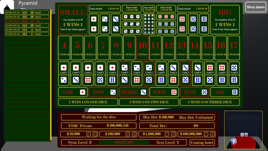 Pyramid Game Screenshot