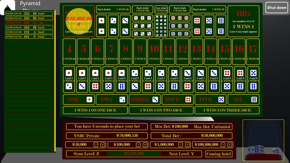 Pyramid Game Screenshot