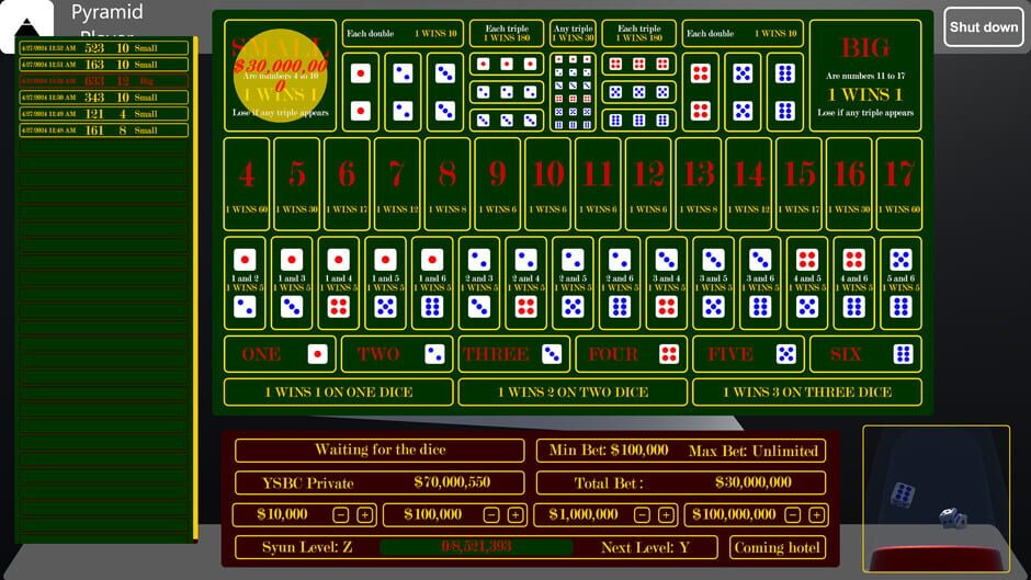 Pyramid Game Screenshot