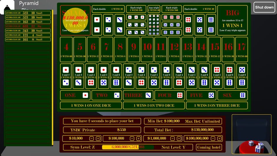 Pyramid Game Screenshot