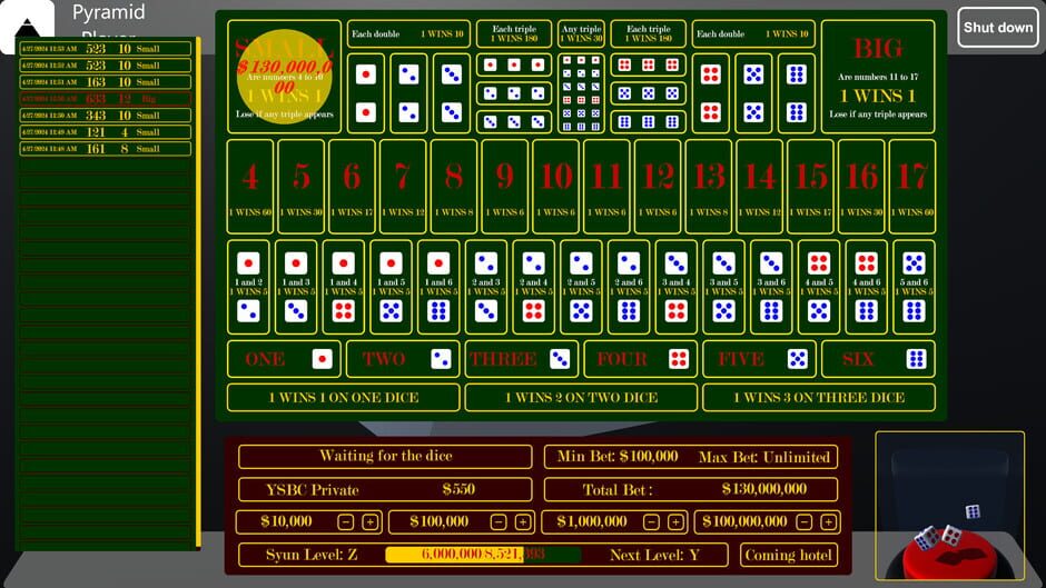 Pyramid Game Screenshot