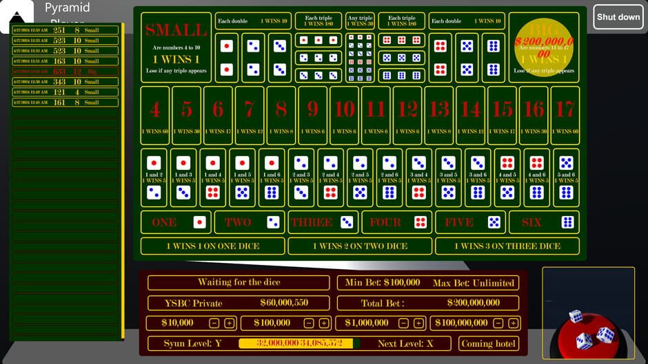 Pyramid Game Screenshot