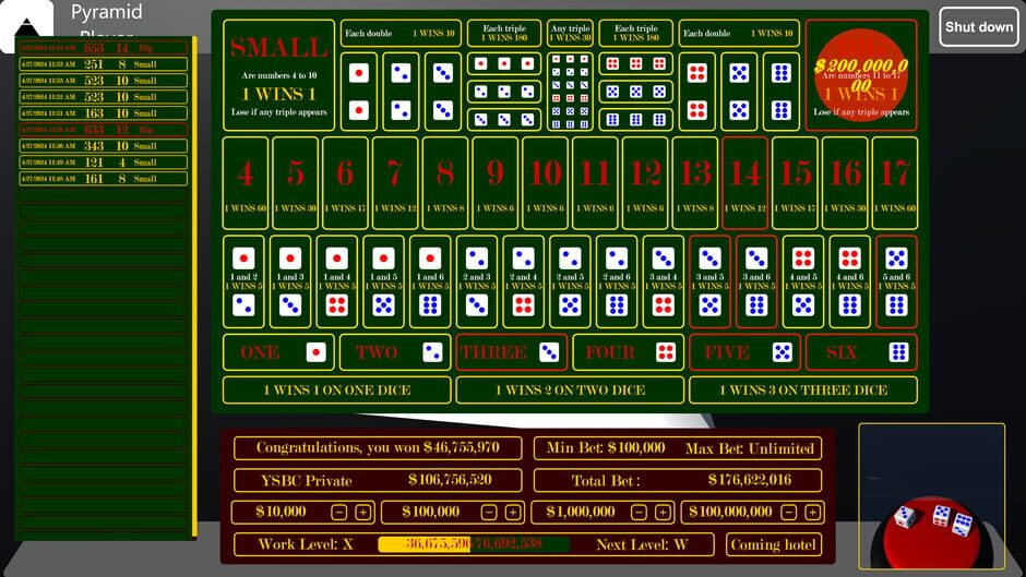 Pyramid Game Screenshot