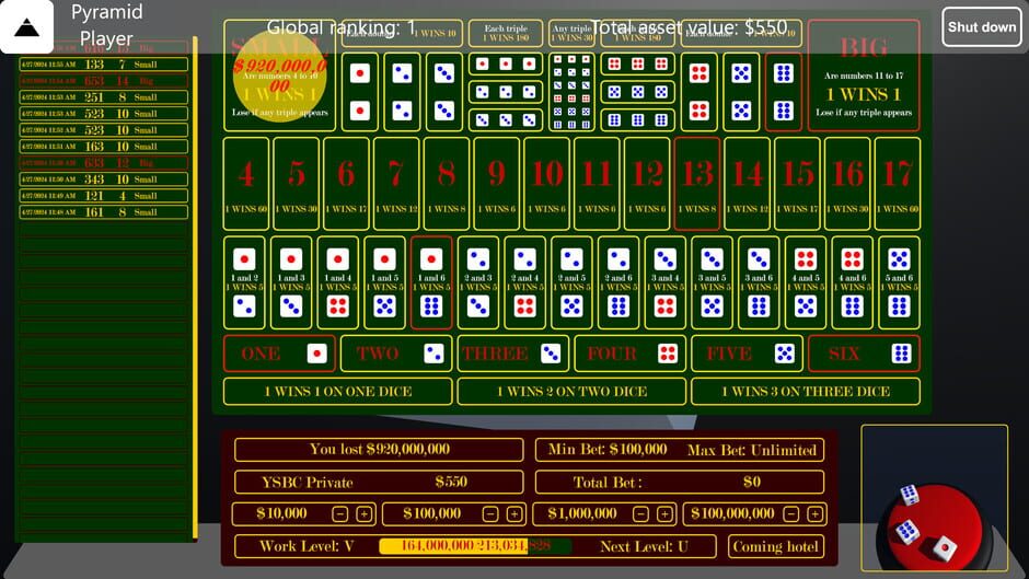 Pyramid Game Screenshot