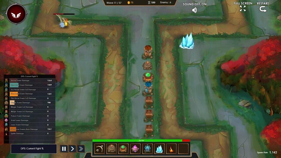 สกรีนช็อตจาก Old School Tower Defense (รูปที่ 4)