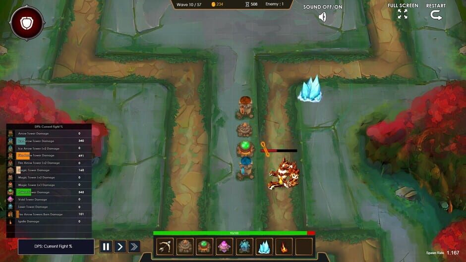 สกรีนช็อตจาก Old School Tower Defense (รูปที่ 5)
