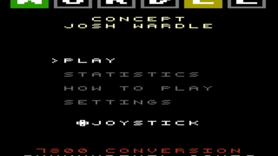 Wordle screenshot