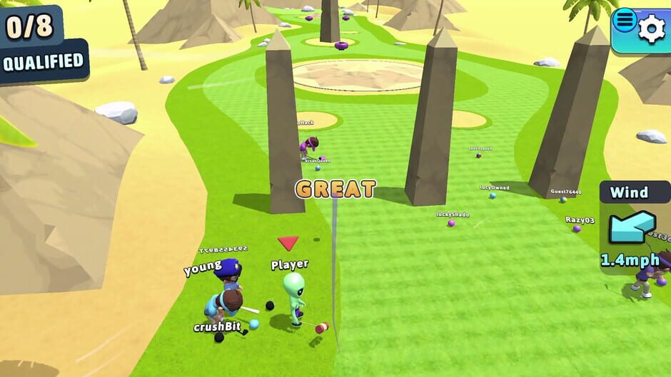 Golf Guys: Space Screenshot
