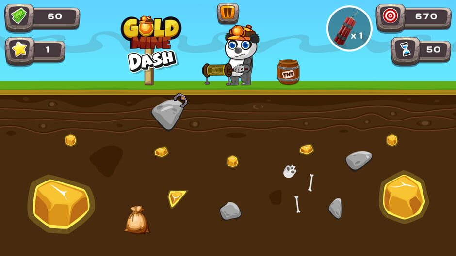 Gold Mine Dash Screenshot