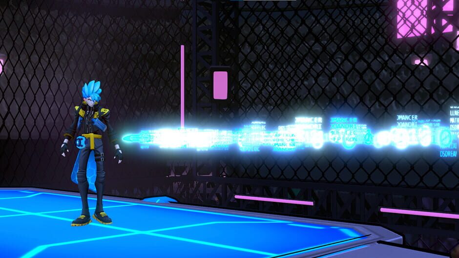 สกรีนช็อตจาก Rushdown Revolt: Neon Horizons Raymer (รูปที่ 6)