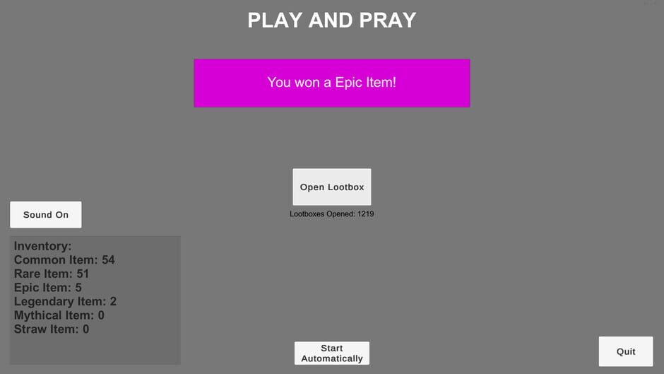 Play And Pray screenshot