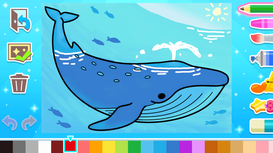 Coloring Book Series: Aquarium Screenshot