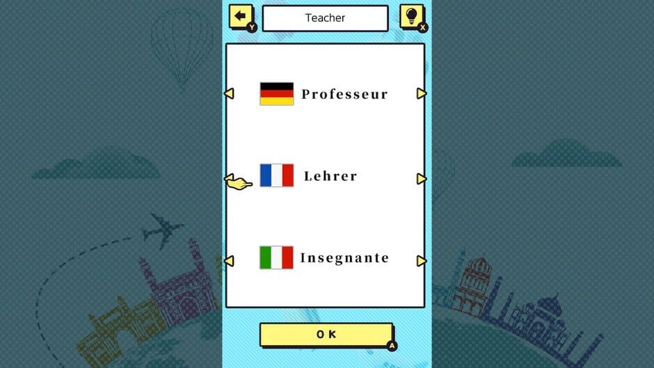 旋转匹配拼图 一次学会3种语言SWITCH游戏截图
