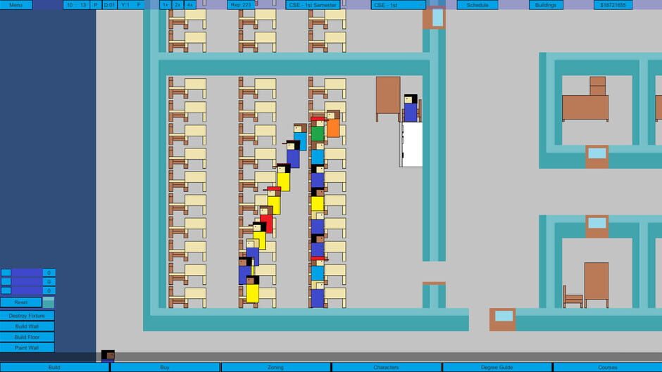 สกรีนช็อตจาก University Tycoon: The College Management Simulator (รูปที่ 5)